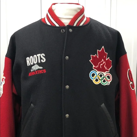 Vintage Roots 1998 Nagano Winter Olympics Team Canada Varsity Jacket – XL – Mint - Picture 3 of 16